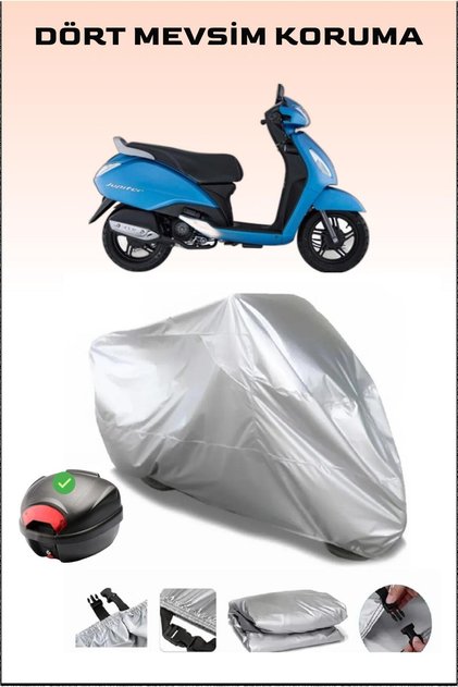 TVS Jupiter 125 Rear Bag Compatible Motorcycle Cover Waterproof Durable Fabric