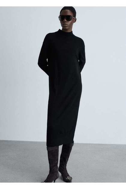 Perkins Knitwear Dress with collar