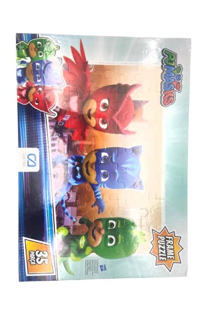 CA Games Çocuklar Için Pija Maskeliler Frame Puzzle 35 Parça