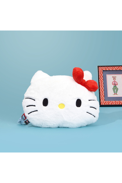 Evidea Soft Hello Kitty Figürlü Yastık - Beyaz - 38x40 cm - Fiyatı