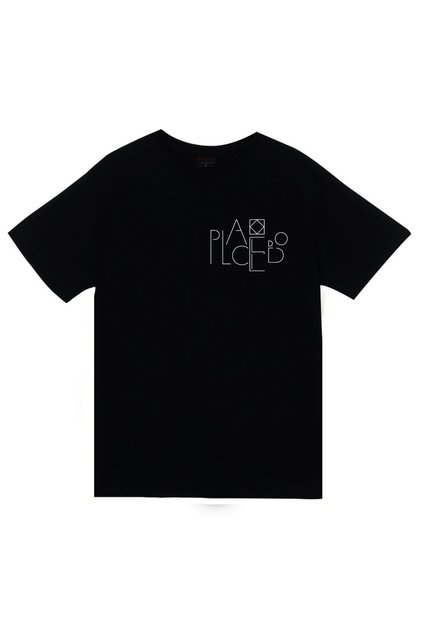 Placebo Printed Unisex 100% Cotton Black T-Shirt