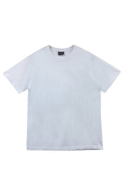 Unisex White Crew Neck T-shirt