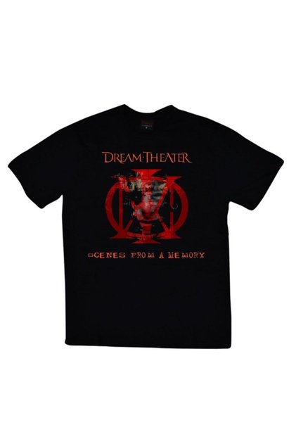 Dream Theater Printed Unisex Black 100% Cotton T-Shirt