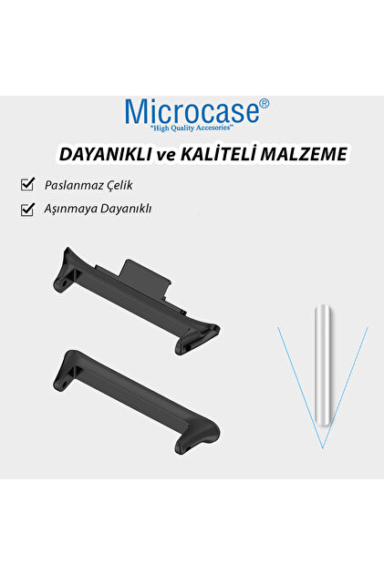 Microcase Xiaomi Redmi Watch 4/Mi Band 8 Pro için 22mm Metal