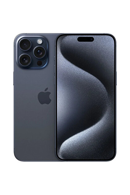 Apple Yenilenmiş iPhone 15 Pro Max 256 GB Mavi Titanyum Cep