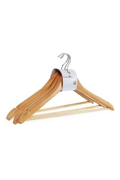 WOODEN HANGER 3PCS