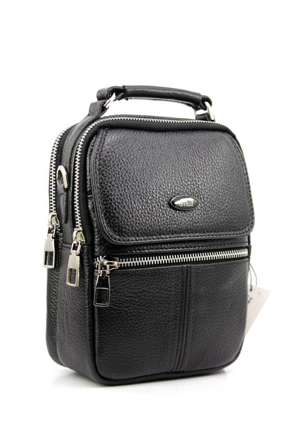 Genuine Leather Men's Postman Shoulder Strap Crossbody Bag