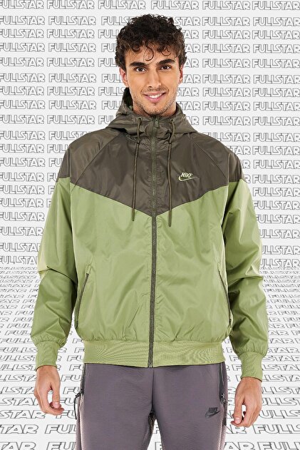 Nike Sportswear Windrunner Jacket Blue Green Kapüşonlu Erkek