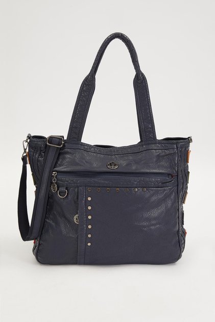 Blue Color Detailed Shoulder Bag