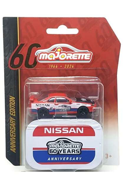 Majorette Nissan GT-R R34 60th Anniversary Kırmızı Package with