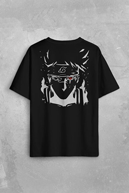 LIBERE NARUTOコラボ KAKASHI T-SHIRTS 黒 M LIBERE NARUTOコラボ
