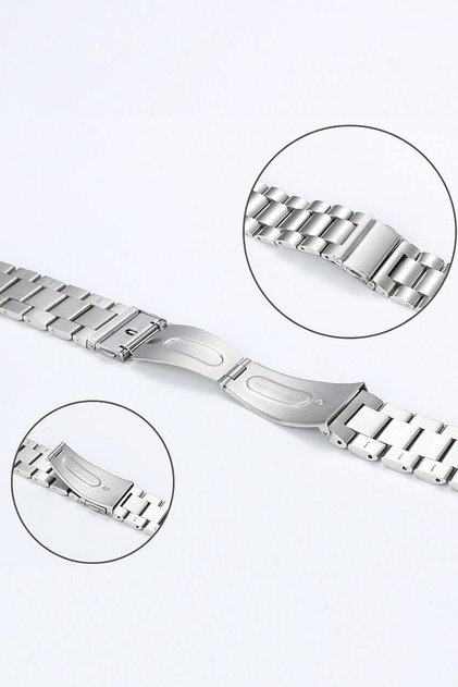Huawei Watch Gt6 Gt5 Gt4 Gt3 Gt2 Gt2e - Gt6 Pro Gt5 Pro Gt3 Pro Gt2 Pro (46MM) Metal Çelik Bakla Kordon Kayış