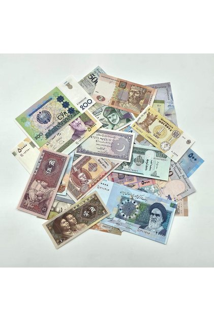 Koleksiyoner Başlangıç Seti, 15'li ÇİL Dünya Banknotları