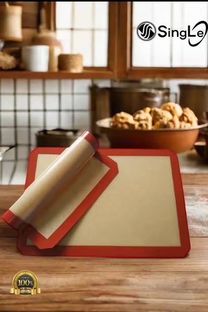 (1 Piece) 30*40 Silicone Baking Mat Sheet Oven Mat Reusable and Non-Stick Pastry Pizza