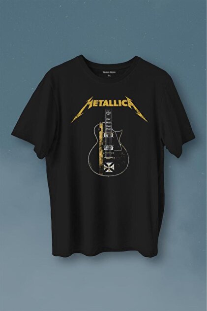 Kendim Seçtim Jimi Hendrix Rock Heavy Blues Gitar Baskılı Tişört