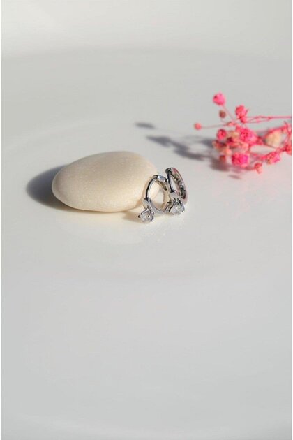 Solitaire Princess Baby Kids Hoop Earring Antiallergic