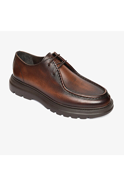 Greyder 17881 Erkek Kahve Hakiki Deri Klasik Ayakkabı - Fiyatı