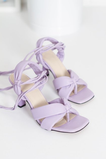 Saulden Heeled Shoes-Lilac-Byc1704
