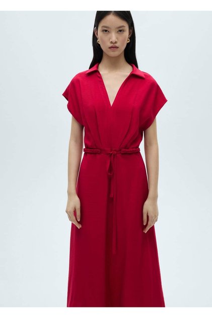 Cotton Dress with Pens
