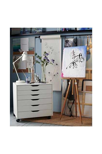 IKEA keson, çalıçma dolabı 67x66 cm, tekerlekli - Fiyatı, Yorumları