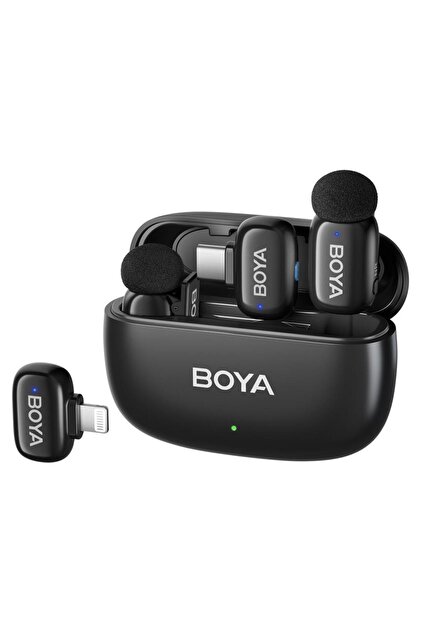 BOYA Mini Wireless Yaka Mikrofonu - Siyah - Fiyatı, Yorumları