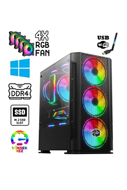 RAMTECH BİLGİSAYAR Fighter Ryzen 7 5700x / Rtx 4060 / 32Gb Ram