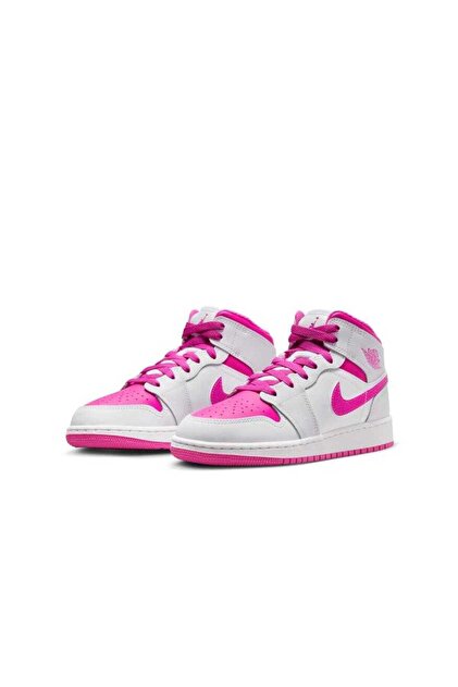 Nike Air Jordan 1 Mid Bred Toe (W) Unisex Spor Ayakkabı - Fiyatı