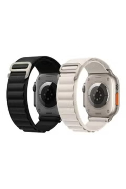 2Pack for Apple Watch Alpine Loop Band Nylon Woven Sport Strap Compatible with iWatch Series