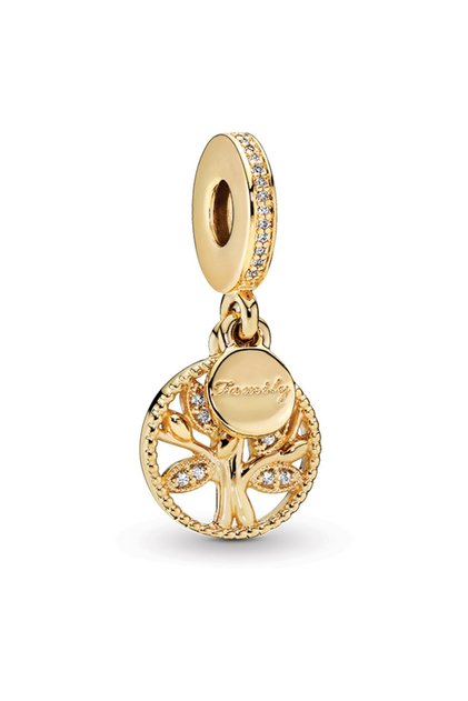 Işıltılı Aile Ağacı Sallantılı Charm