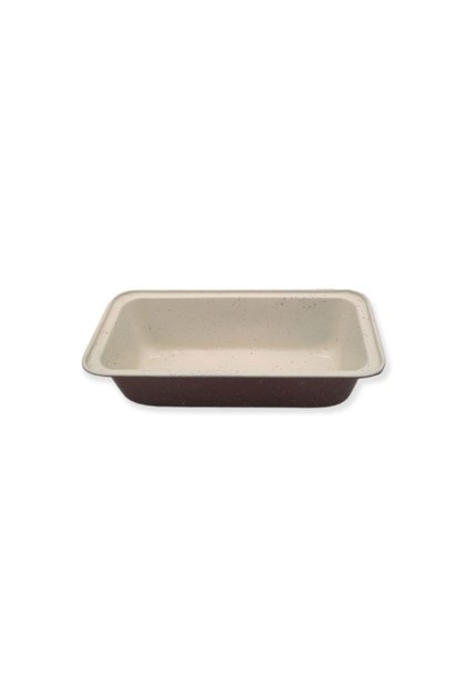 rectangular cake pan 27cm brown