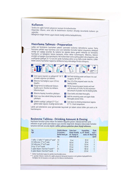 Hipp Organik Combiotic Bebek Sütü 800 gr 0-6 Ay 1 Numara, organik
