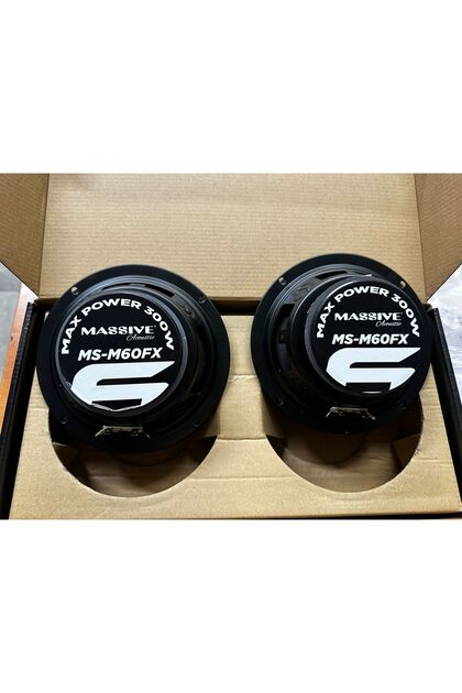 Massive MS-M60FX 16 CM MİDRANGE 300 WATT MAXİMUM POWER ÇİFT