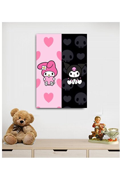 icase Kuromi My Melody Hello Kitty Konsept Tablo MDF Baskı Tablo