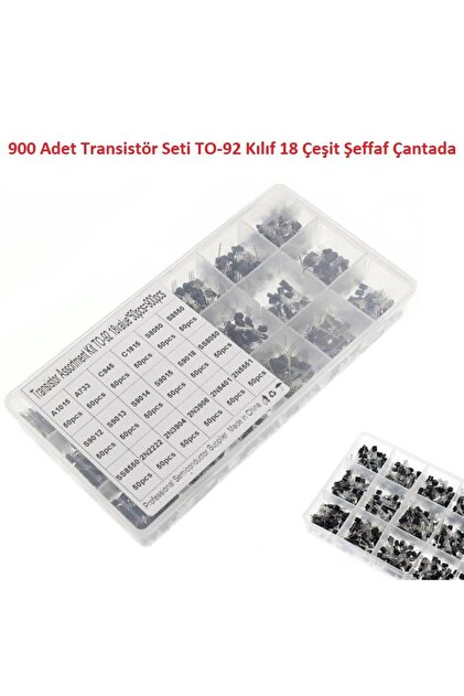 Keenso Transistor-Sortiment 200 Stück – 10 Werte NPN/PNP TO-92, BC327 Bis BC558, Für Elektronik