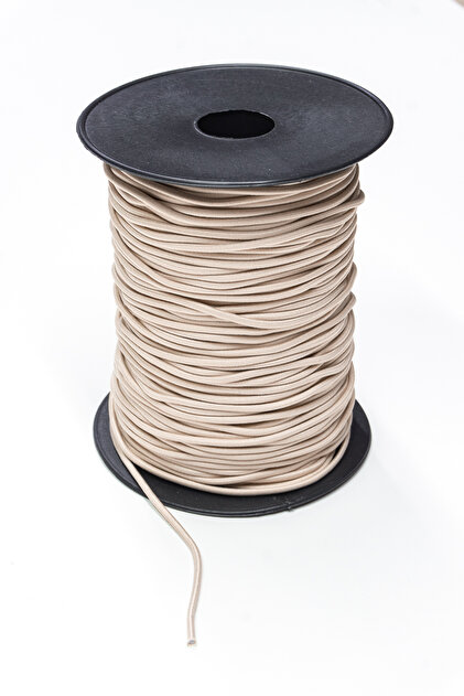 2 mm Round Rubber Rope - Rubber Cord - Accessory Tire - 10 Meters