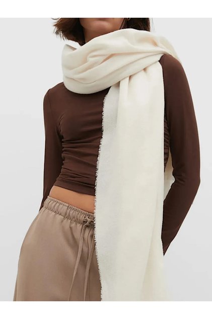 Trend Ecru Soft Soft Texturat Eșarfă