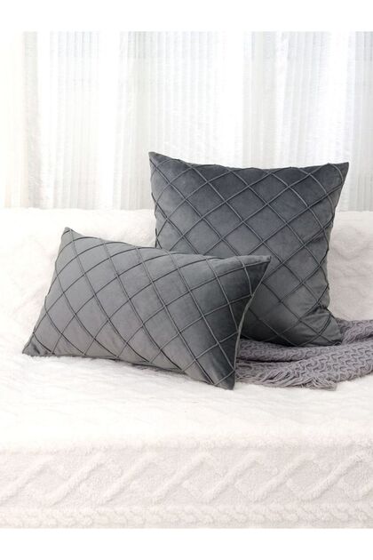 1 Pcs Grass Quilted Decorative Throw Pillow Cover