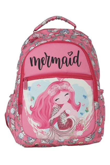 Mermaid Pink Girl's School Bag