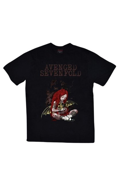 Avenged Sevenfold Printed Unisex 100% Cotton Black T-Shirt