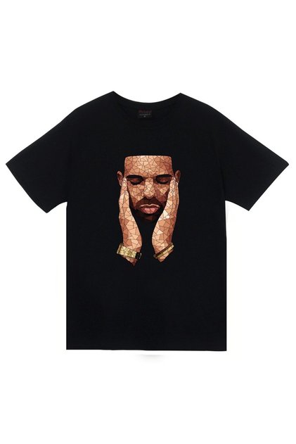 Drake Printed Unisex 100% Cotton Black T-Shirt