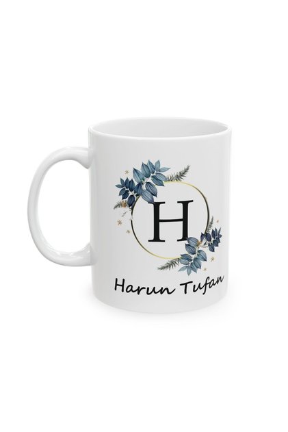 Kişiye Özel Baş Harfli Isimli Beyaz Kupa Bardak(SİPARİŞ NUMARASIYLA YAZMAYANA BASKSZ GÖNDERİLİR