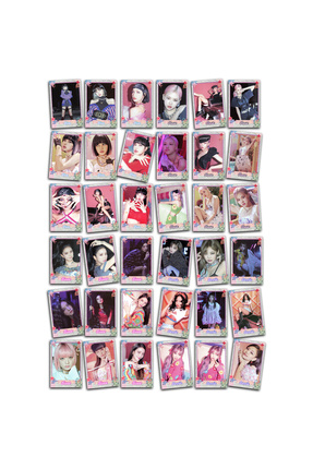 Genel Markalar Blackpink-twice-bts Fotokart 9 Adet Kesilmiş 8*6 Cm