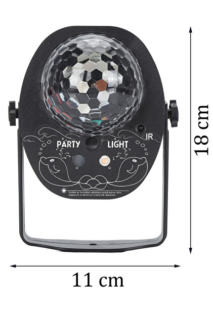 Quenlite QD-14 Renkli 3in1 Sahne Led Efekt ve Lazer Işık 16 Çeşit