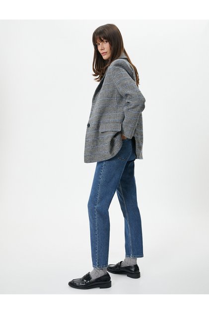 High Waist Jeans Skinny Straight Leg Stretchy - Eve Slim Jeans