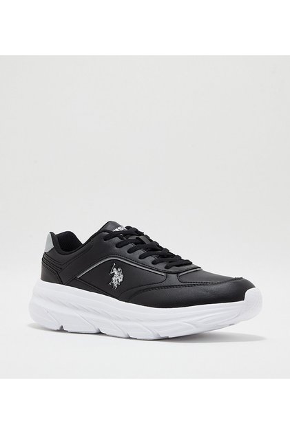 4M HILDA GLB 4FX SCHWARZ DAMEN TÄGLICHE SNEAKER SCHUHE