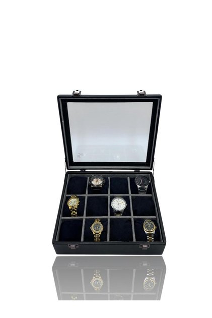 Diji 12-piece watch box watch case black