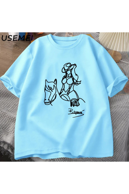 Beyonce Renaissance World Tour T-Shirt Men Women Cotton Print T-Shirt Summer Casual Short Sleeve Tee