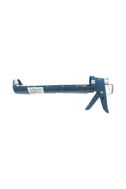 PS101B 13-Inch Steel Ratchet Caulking Gun for 29 oz Cartridges, Blue Toothed Ratchet Rod for Strong Controlled Pressure, Heavy-Duty Steel Frame for Construction Adhesives and Large Jobs