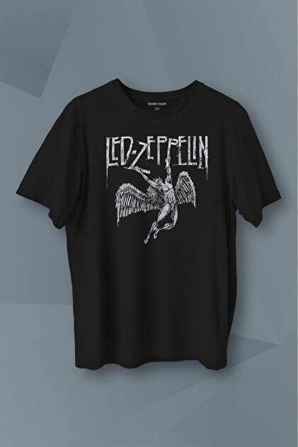 Kendim Seçtim Led Zeppelin Falling Angel Rock Music Printed T