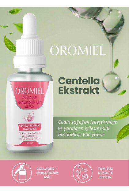 Collagen + Hyaluronic + Centella Cilt Bakım Serumu